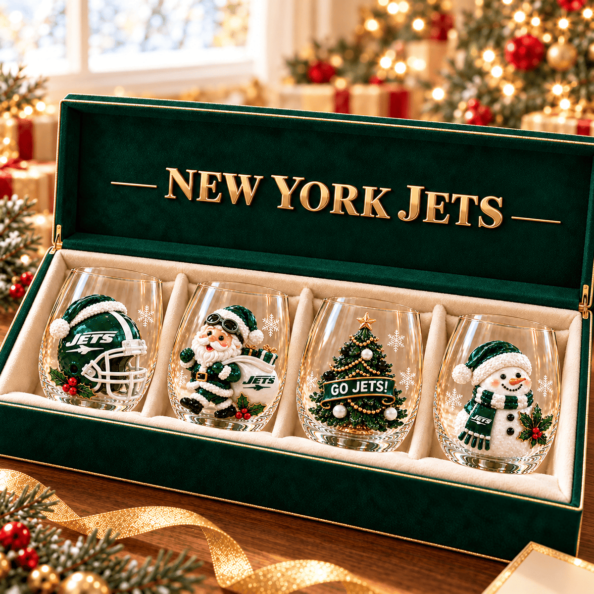 Premium NYJ Wine Glass Cup TMH