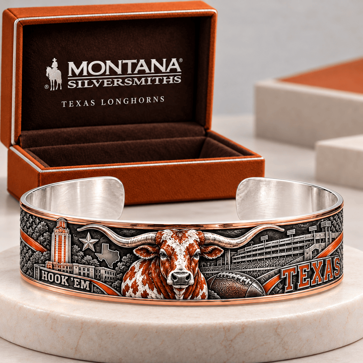 TLS SCULPTED COLLECTOR CUFF BRACELET HQH