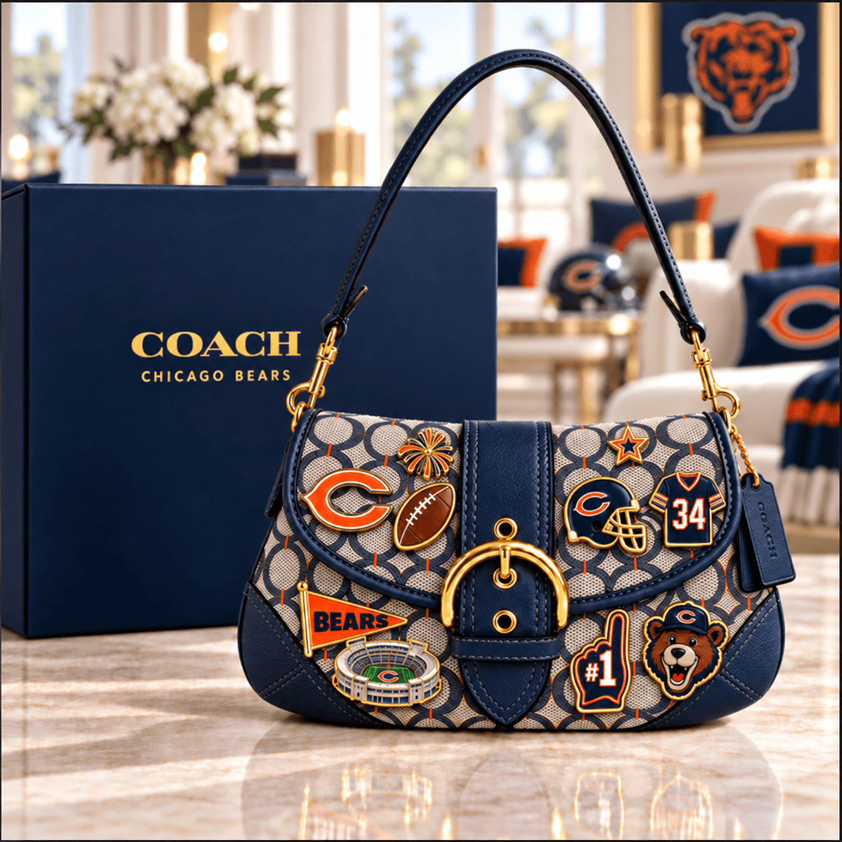 Premium CCB Soho Bag With Charm NPL