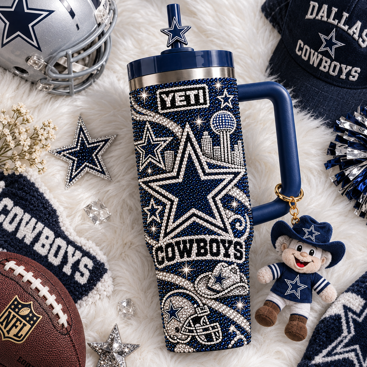 DLCB 40oz Tumbler With Handle TTNL