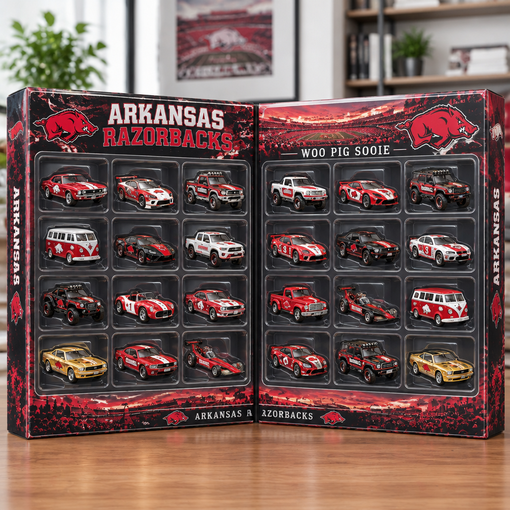 Arkansas Razorbacks Premium Mini Car Advent Calendar