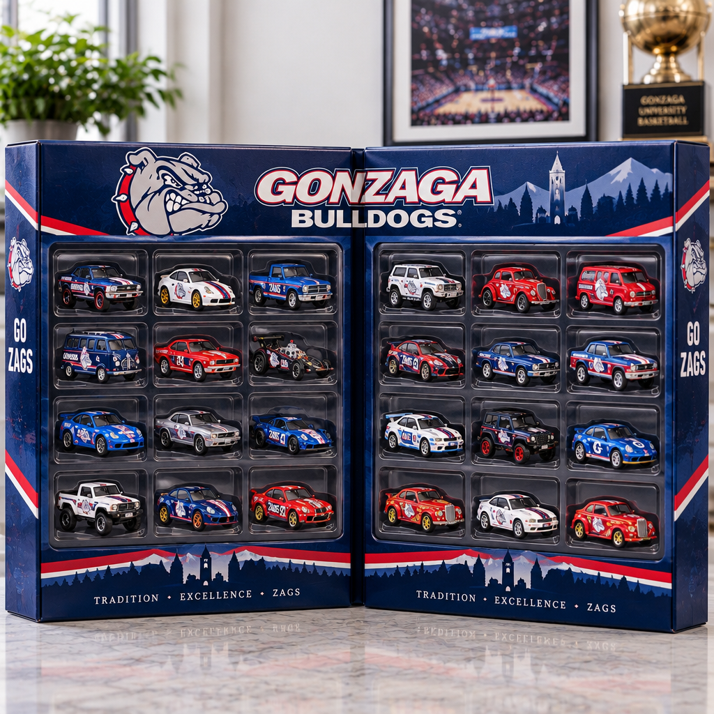 Gonzaga Bulldogs Premium Mini Car Advent Calendar