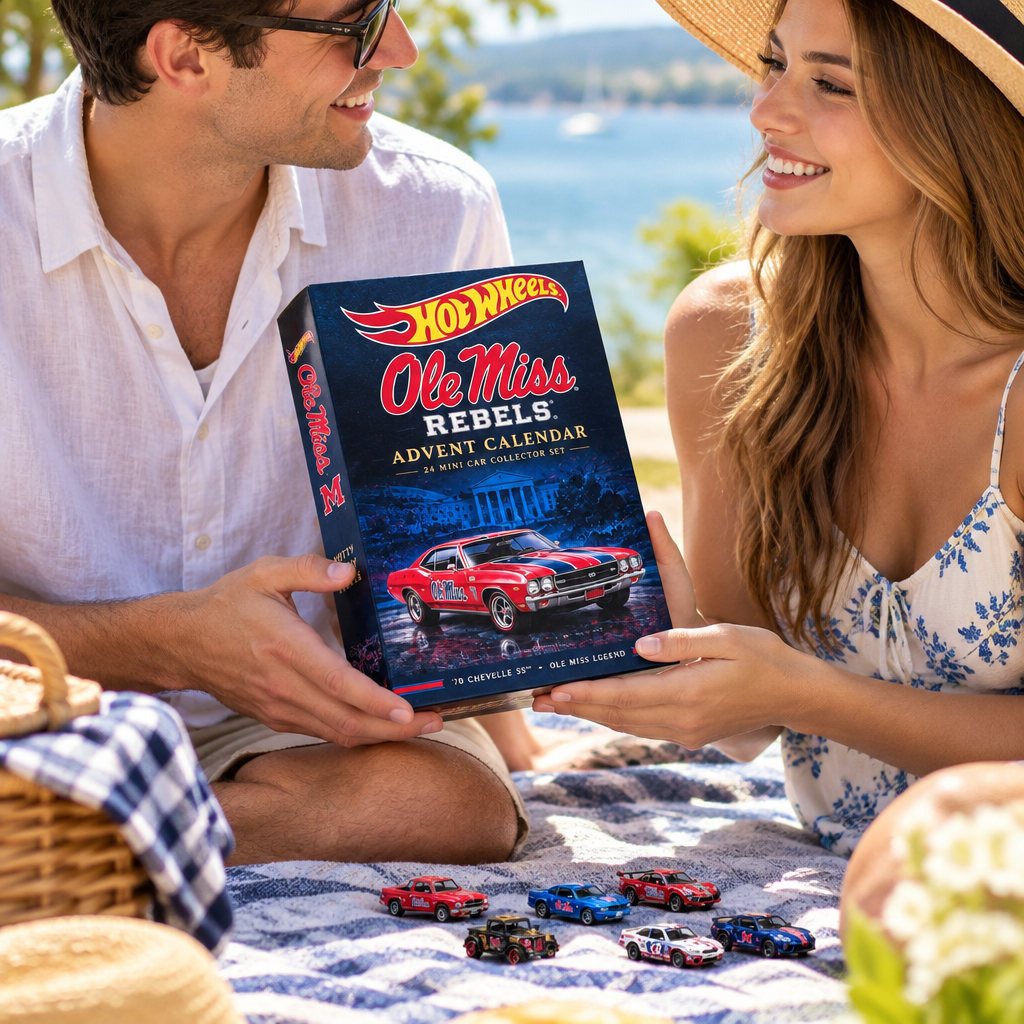 Ole Miss Rebels Premium Mini Car Advent Calendar