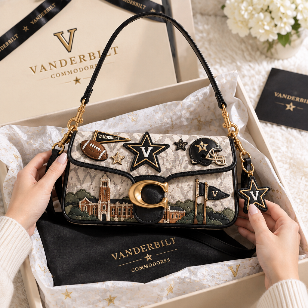 Vanderbilt Commodores Coach Shoulder Cross With Charm