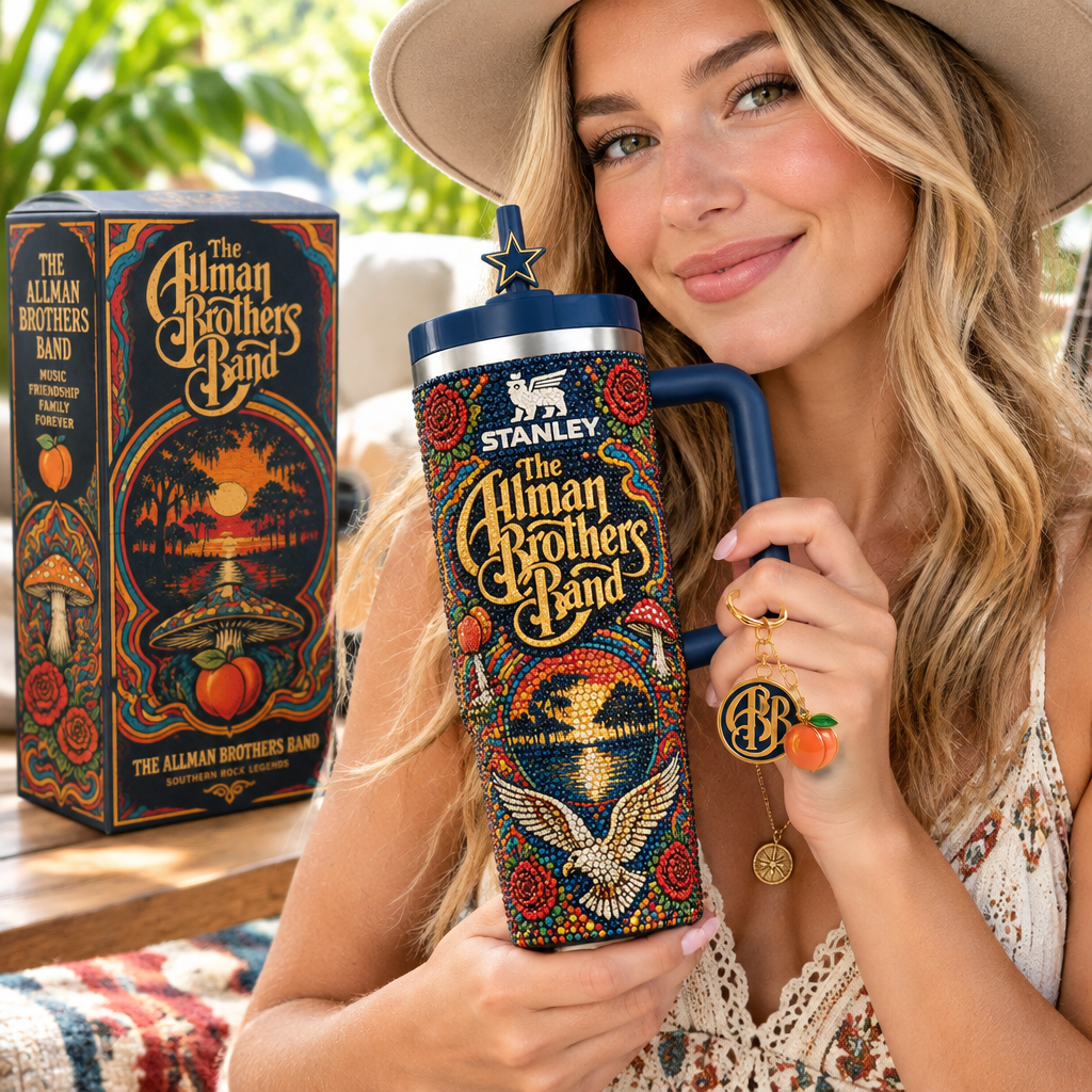 The Allman Brothers Band 40oz Tumbler With Handle TTNL