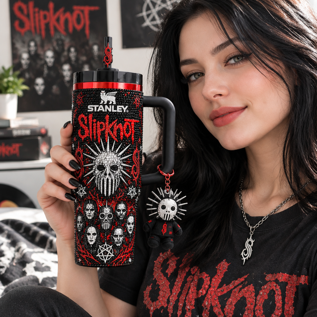 Slipknot 40oz Tumbler With Handle TTNL