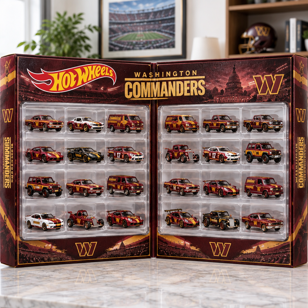 Washington Commanders Premium Mini Car Advent Calendar