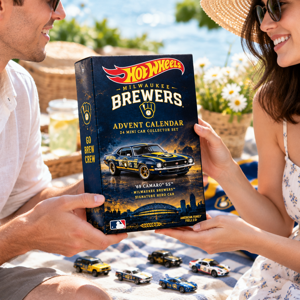 Milwaukee Brewers Premium Mini Car Advent Calendar