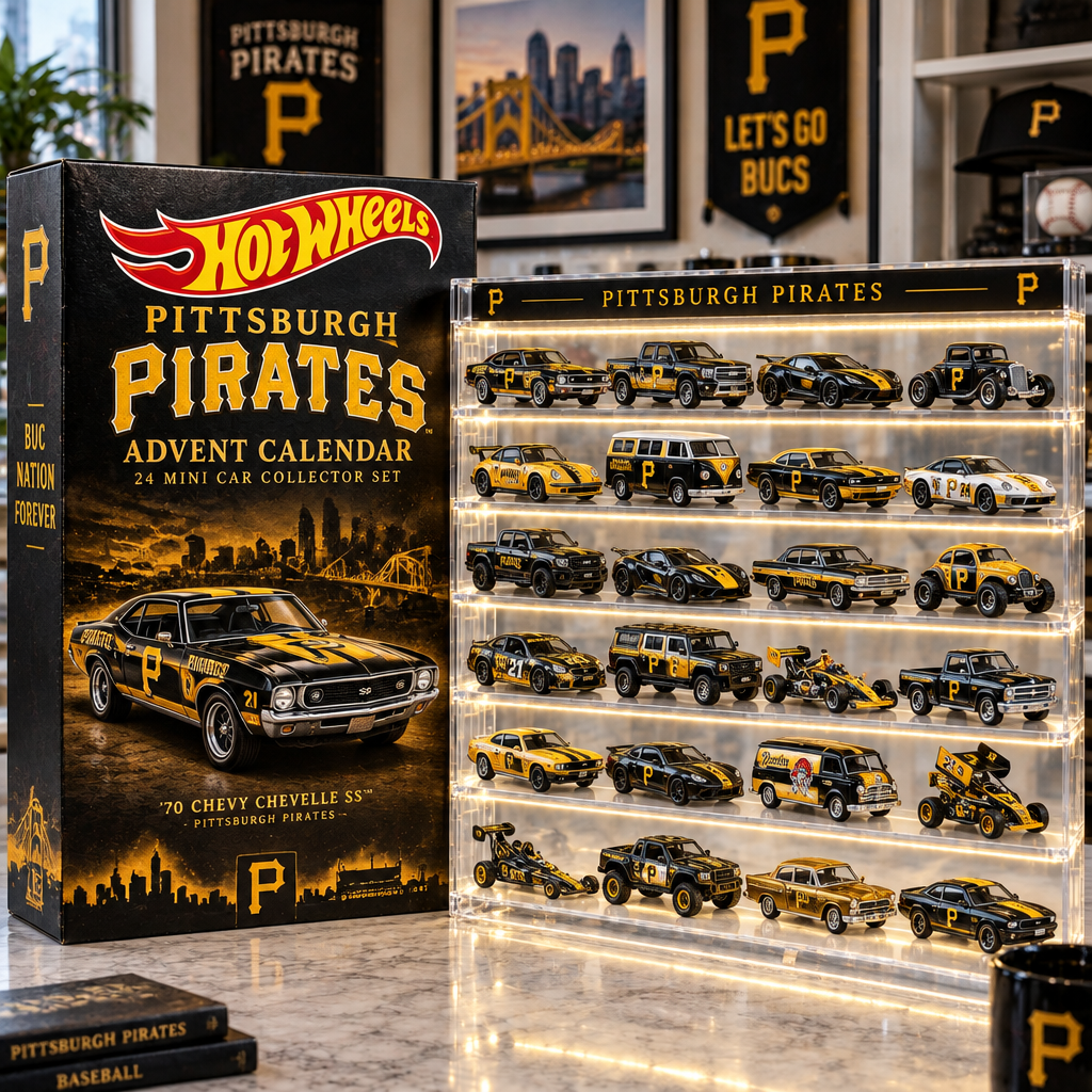 Pittsburgh Pirates Premium Mini Car Advent Calendar