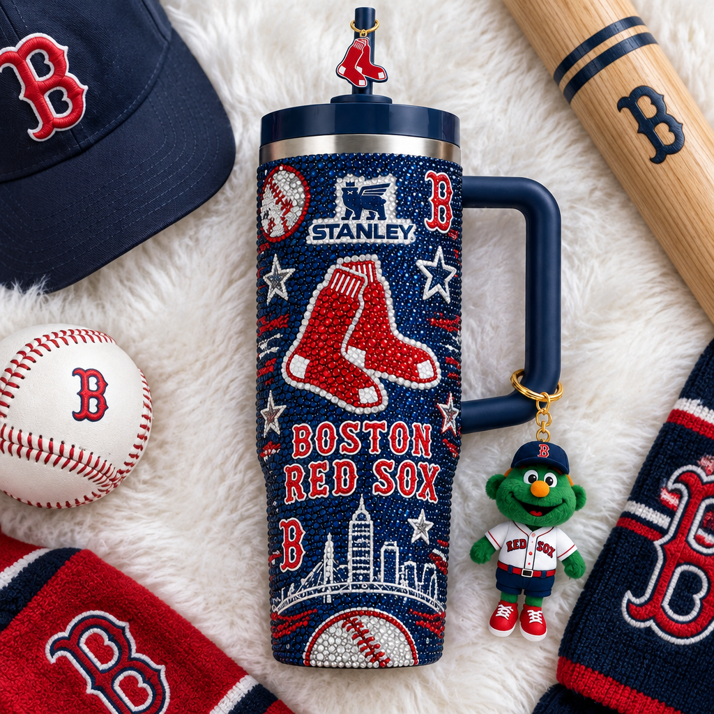 Boston Red Sox 40oz Tumbler With Handle TTNL