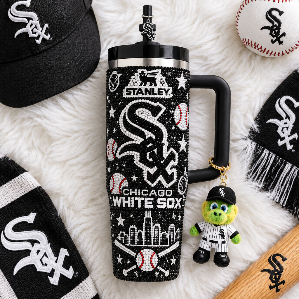 Chicago White Sox 40oz Tumbler With Handle TTNL