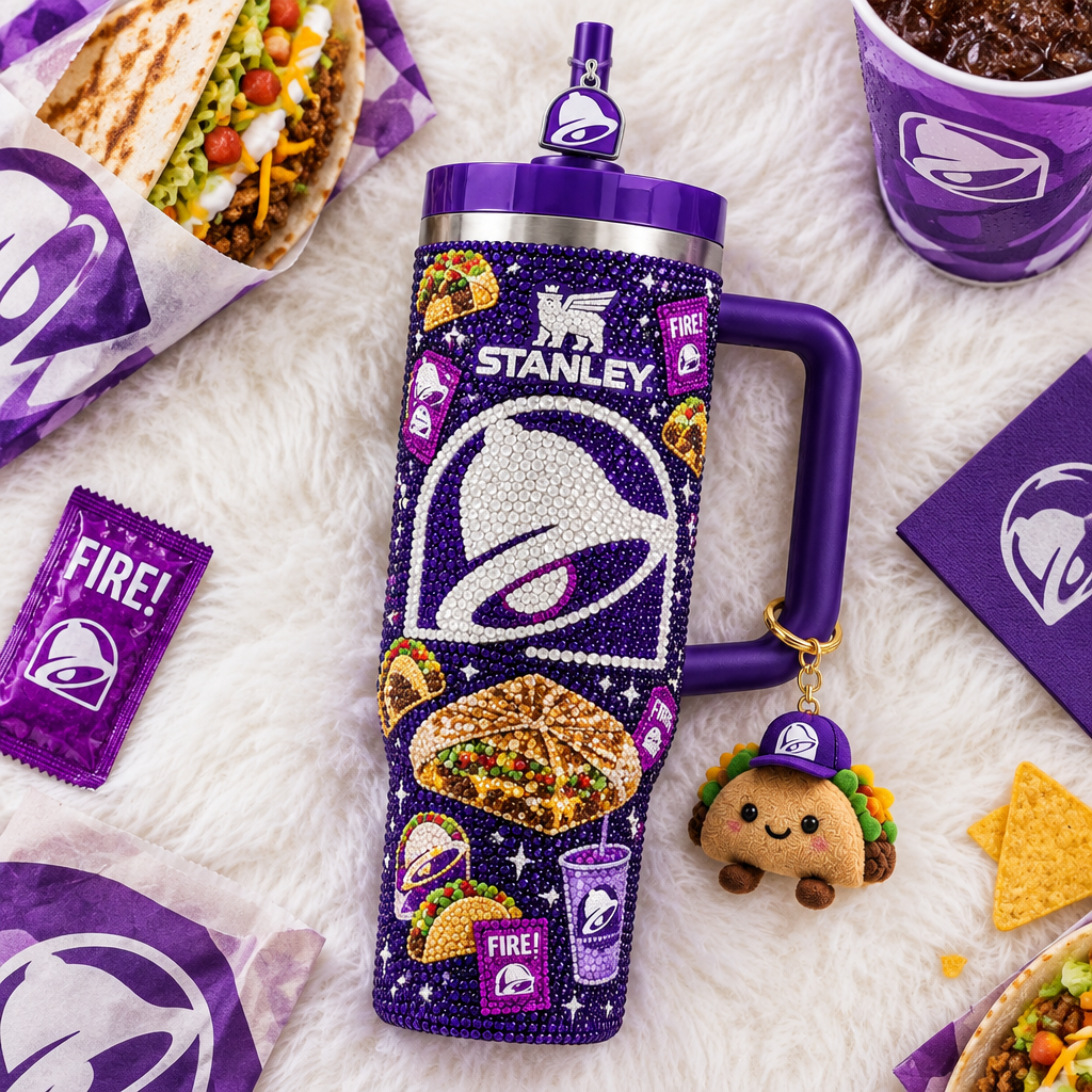 Taco Bell 40oz Tumbler With Handle TTNL